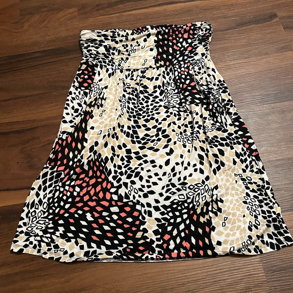 Strapless dress
